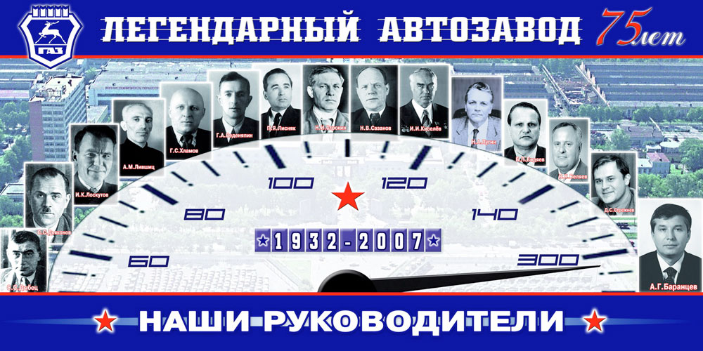 Баннер ГАЗ - Наши руководители Баннер ГАЗ - Наши руководители